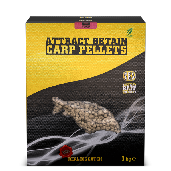 Attract Betain Carp Pellet Strawberry Jam (eperkrém) 6 mm 1 kg