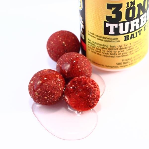 3 in One Turbo Bait Dip - 80 ml (folyadék) Strawberry Jam (eperkrém) 80 ml